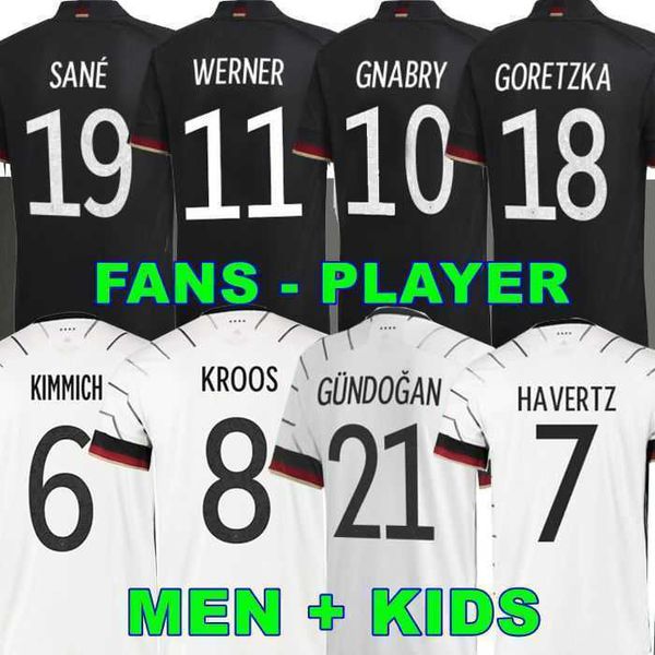 

kroos 2021 2022 soccer jerseys player version gundogan reus gnabry werner 21 22 kimmich maillot de foot football sane goretzka can havertz, Black;yellow