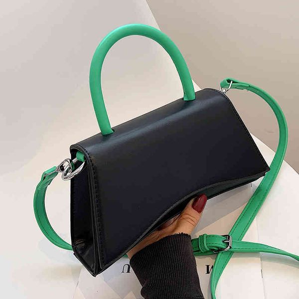 

luxury handbags designer panelled pu leather crossbody bags for women 2022 trend brand female side shoulder bag totes