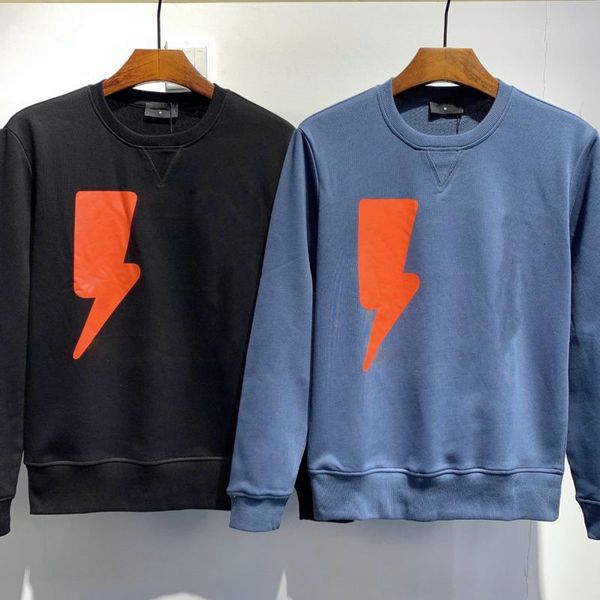 

d2 mens casual long-sleeved round neck sweater fashion sweatshirt geometric pullover spring and autumn sw dsquare 2 dsquareds dsq2s dsqs xzm, Black