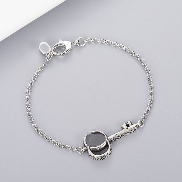 Nuovo braccialetto chiave di lusso Classico di alta qualità Uomo Donna Coppia Amici Fidanzamento Gioielli Incastro Tendenza Design alla moda Braccialetti Regali per donna