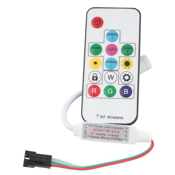 Controller 14Key Wireless Fernbedienung WS2811 WS2812 Controller Sp103E RGB Streifen Licht 5V 12V LED WS2812B