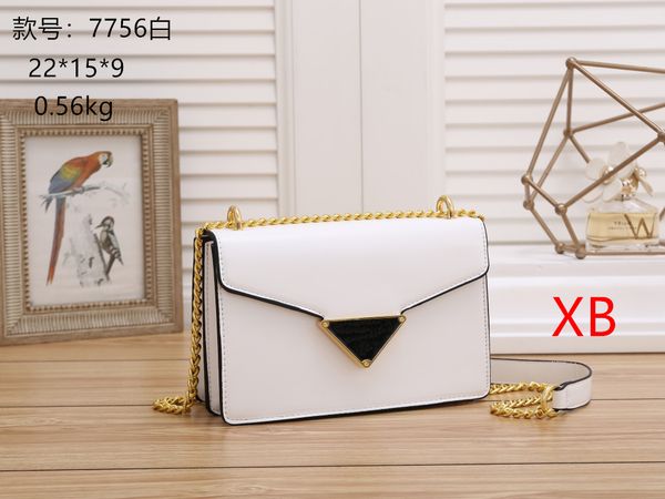 

women's designers luxury famous shoulder bag totes purse handbag message bags cluth brand classic flap crossbody pu leather #7756 22cm