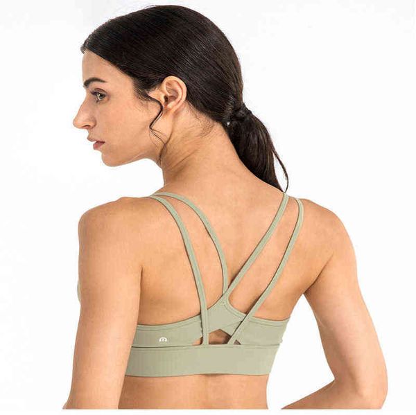 

lulu lu-ds148 bras brand sports underwear women's shockproof gathered shoulders with crossed back running yoga vest bra eh5c, Red;black