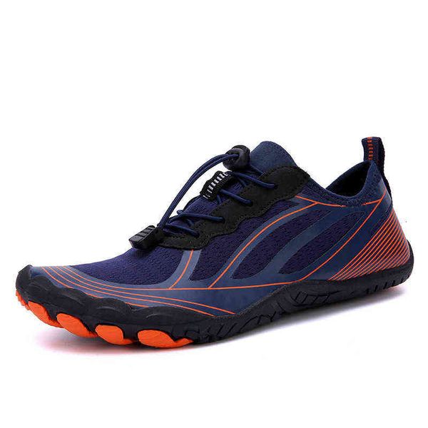 

large outdoor beach shoes five finger lovers hiking wading snorkeling fitness soft soled riding, Black