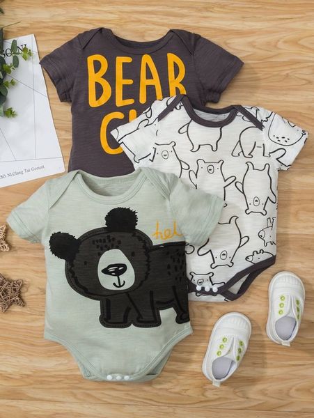 

boys 3-in-1 cartoon and bet t-shirt bodysuit she, Blue