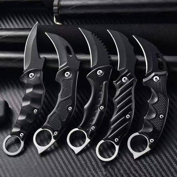 Fabrikpreis Kleine Karambits Messer Outdoor Camping Klappklauenmesser EDC Schneidwerkzeuge