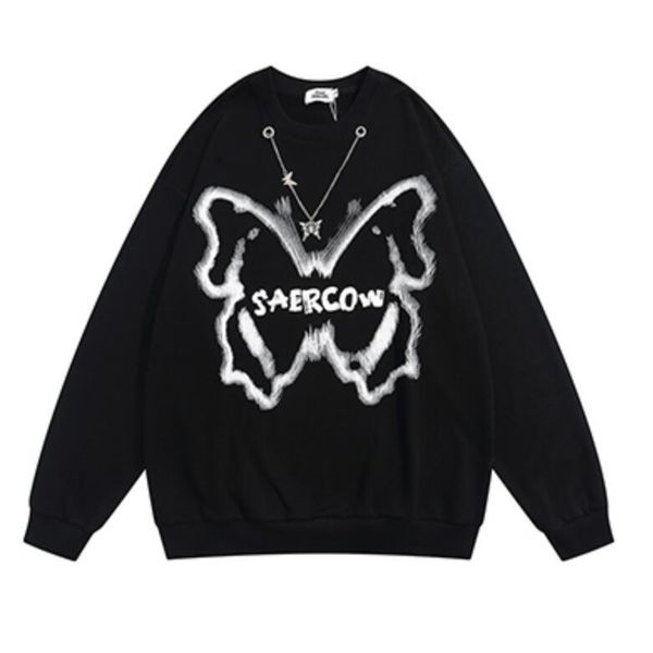 

hip hop pullover sweatshirt graphic men cotton casual pullover autumn sweatshirts, Black;brown
