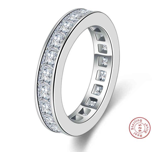 

100% real natural moissanite for women fine anillos de bizuteria 925 jewelry 18k gold ring with box, Slivery;golden
