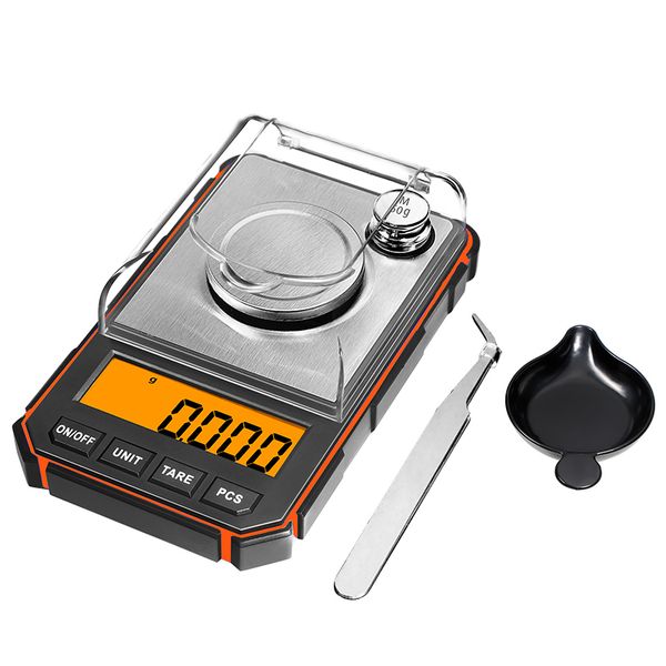 0.001g Bilancia digitale a LED portatile 50g Pesi di calibrazione Bilancia alimentare Misurazione del peso Bilance elettroniche da cucina YF0066