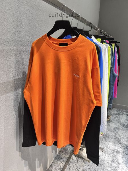 

2022 designer blgc hoodies 22fw high version b limited embroidery fake two stitched shirts in the year of tiger, White;black