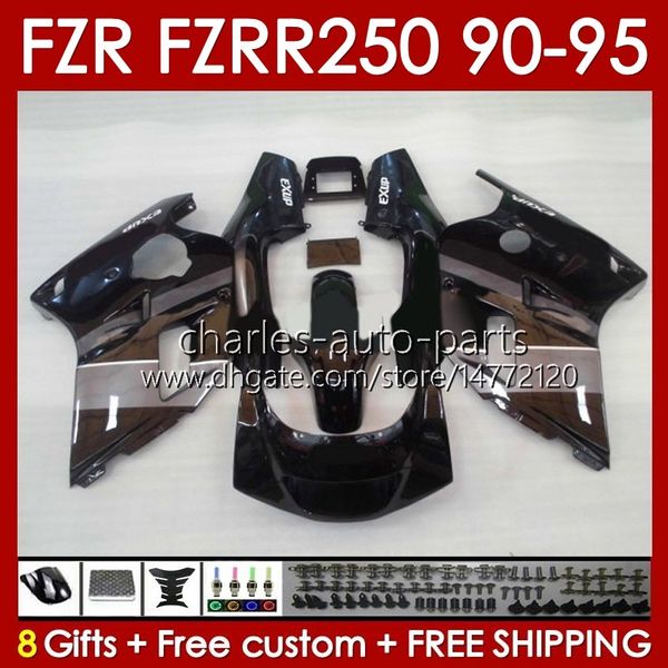 Yamaha FZRR FZR 250R 250RR FZR 250 FZR250R 143NO.92 FZR-250 FZR250 R RR 1990 1991 1992 1993 1994 1995 FZR250RR FZR-250R 90 91 92 93 94 95 Vücut Siyah Silvery