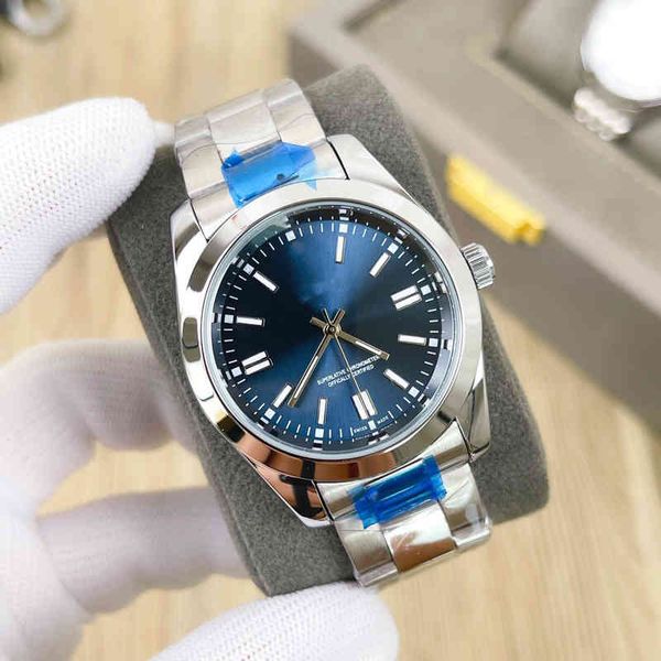 

luxury mens mechanical watch 2022 brand series fashion business swiss es wristwatch, Slivery;brown