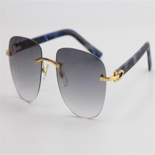 

manufacturers whole rimless metal plank sunglasses unique oversized shapes fanciful glasses fashion eyewear male 278m, White;black
