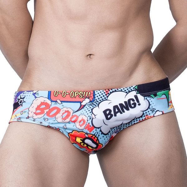 Slip da bagno imbottito da uomo Sexy Pouch Bulge Enhancing Push Up Cup Cueca Costumi da bagno gay Calzoncillos Hombre Slip Enlarge 220520