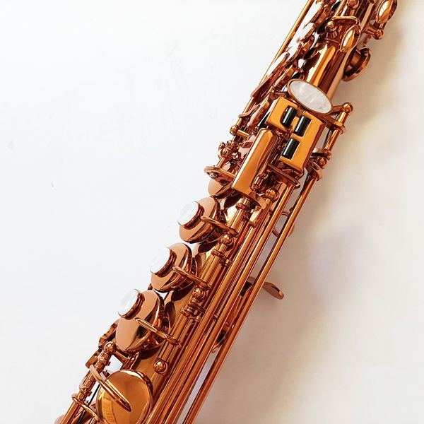 

mark vi brass straight soprano sax saxophone bb b flat woodwind instrument natural shell key carve pattern