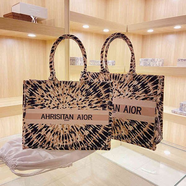 

2022 new luxury bags l6nl multicolored embroidered canvas one portable shopping large capacity fashionable versatile bagwomen's fashion