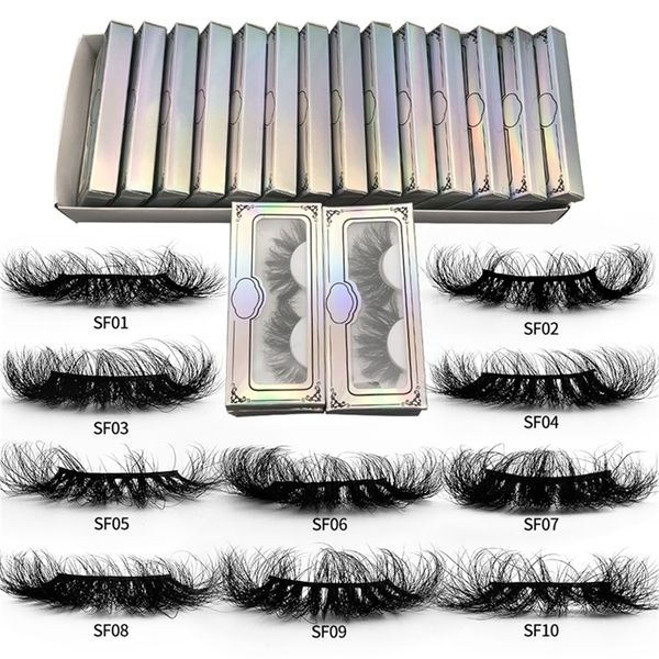 

rainsin mink lashes wholesale fluffy hair eyelashes pack 25mm wispy bulk with packaging messy set 220616
