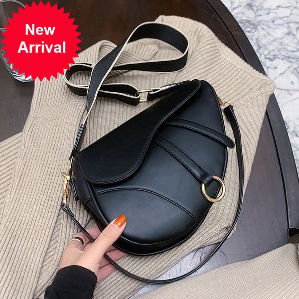 

tide brand wholesale saddle early new wide strap messenger simple single street fashion trend shoulder crossbody bags
