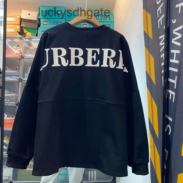 

designer b br hoodies and coats spring fashion sweater net red same bbr brand long sleeve t-shirt male student korean loose print top, White;black