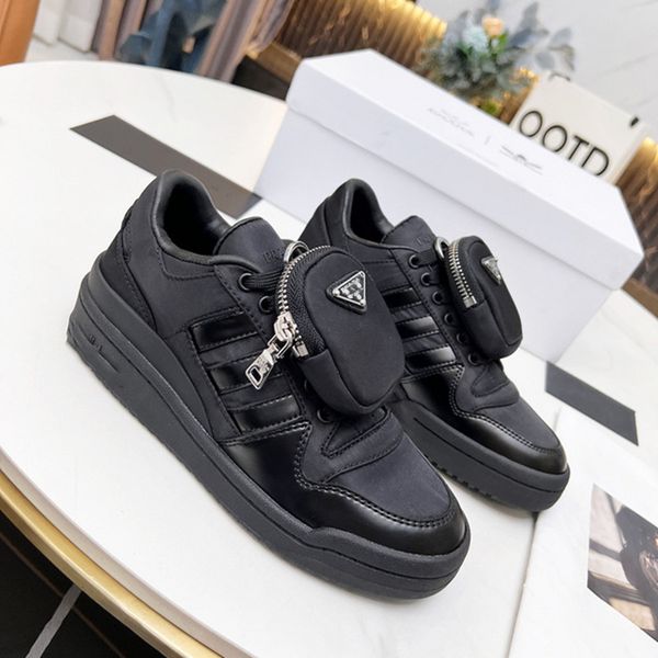 Alta qualidade 1,1 sapato verde de couro genuíno Mulheres de baixo corte 1s Sapatos casuais de skate preto Branco Treinadores Classic High Sneakers 35-45