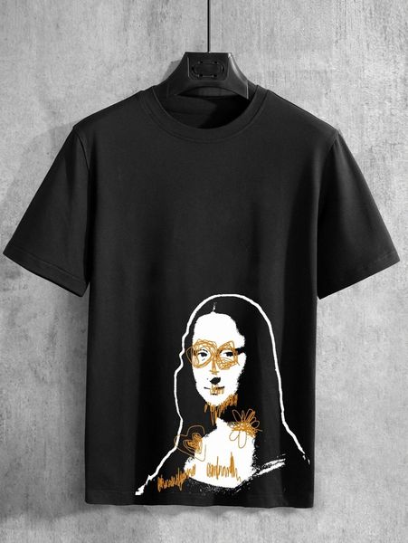 

men figure graphic tee z7wc#, White;black