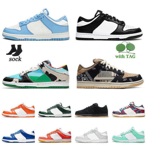 

wholesale 2022 new sb running shoes low chunky mens fashion sports cactus jack black white coast cool grey unc halloween women nk sneakers