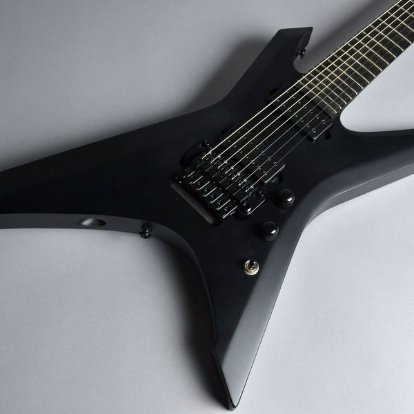 

xptb720 black flat iron label "xiphos" electric guitar