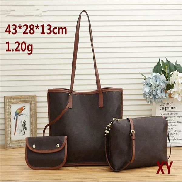 

3pcs/set new fashion women handbags ladies decomposite bag signer composite bags lady clutch bag shoulder tote female purse wallet big size
