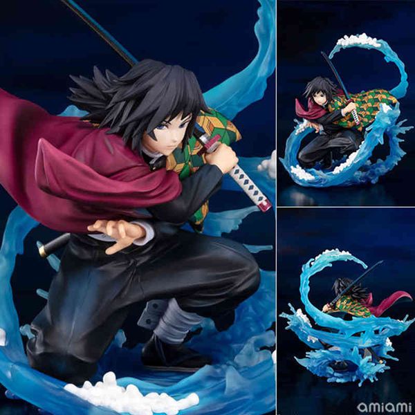 

anime demon slayer blade zero breath of water tomioka giyuu boxed figure approx 17cm