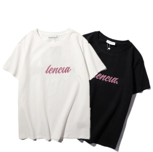 

new 2022 mens designer t shirt summer couples clothing short sleeves classic lettern women s short sleeve luxurys pure cotton outdoor clothe, White;black