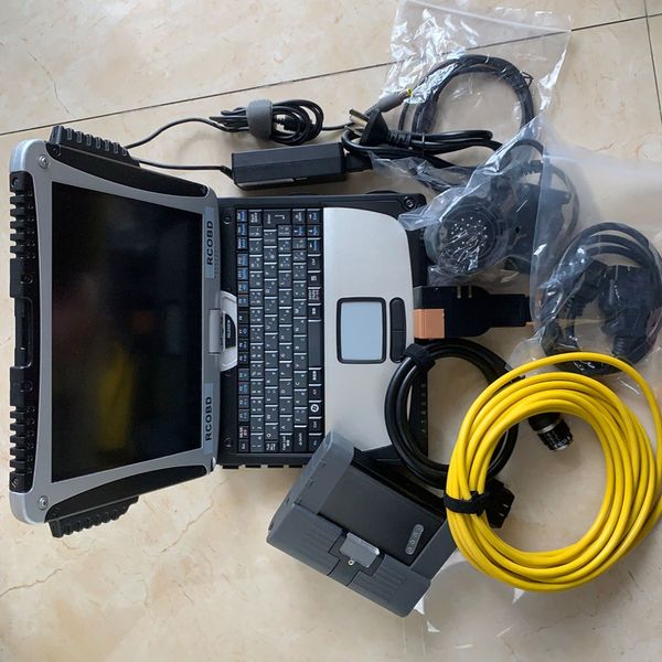 

for bmw icom a2+b+c auto diagnostic programming tool code scanner ssd software cf-19 i5 4g used laptablet ready to work