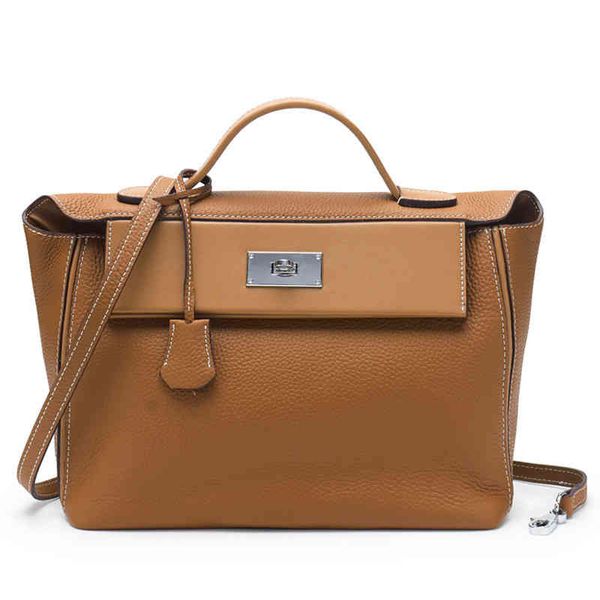 

new head leather togo h home women's one shoulder handbag luxury designer