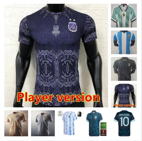

2021 2022 2023 argentina copa america soccer jerseys 20 21 22 23 dybala football shirts aguero icardi mascherano camiseta de futbol fans pla, Black;yellow