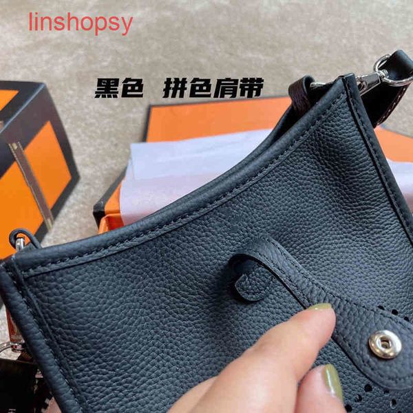 

shoulder bags women evelyn designer bag hermee mini cowhide bucket leather wom