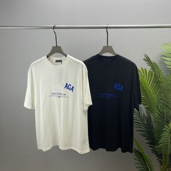 

men's t-shirts men new design scissors print t-shirt men women black white 2b tees, White;black