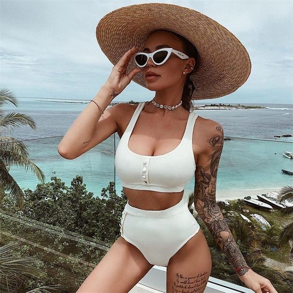 

2020 new bikini bow bikinis women swimsuit push up swimwear women bathing suit brazilian bikini set swim wear biquini t200708, White;black