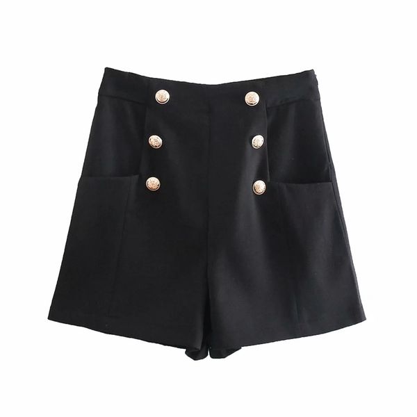 

xitimeao spring autumn women shorts simple style short pants hight waist shorts black casual ol pants 220415, White;black