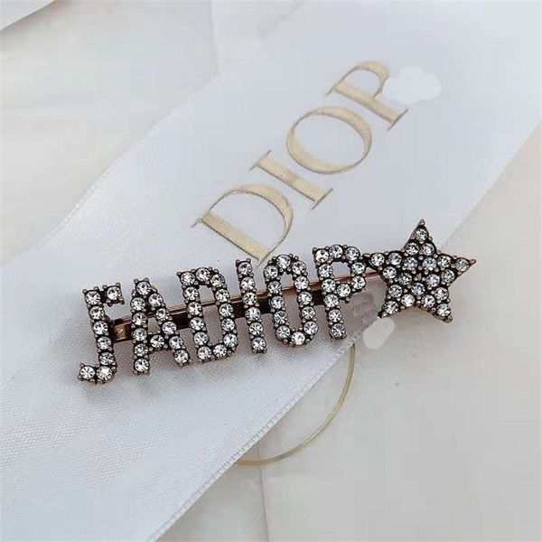 

80% off outlets 2022 letter five pointed star brooch brass fashion coat pin, Gray