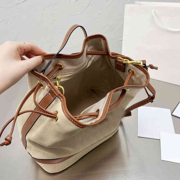

drawstring closure tote bags women fashion handbag shoulder bagss leather luxury designer brand crossbody female bucket 220326