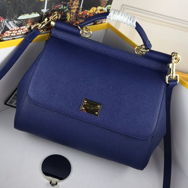 

women handbag lady tote shoulder bag genuine leather crossbody bags metal logoed plate detachable adjustable strap flap handbags high, Red;black