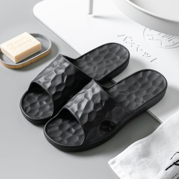 

2022 priting slippers men women slides sandals flower loafers, Black