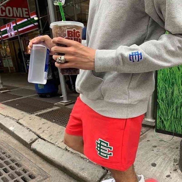 

designer palm eric emanuel short ee high street hip hop fashion brands mens woman lovers casual summer beach angel basketball swim biker gym, White;black