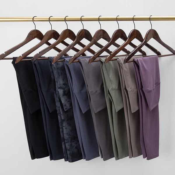 

25 inch inseam no front seam women pants lu's leggings buttery soft workout tights sweat-wicking yoga for fitness gym exercise, Black;white