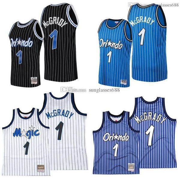 

stitched tracy mcgrady jersey s-6xl mitchell & ness 2003-04 mesh hardwoods classics retro basketball jerseys men women youth, Black;red