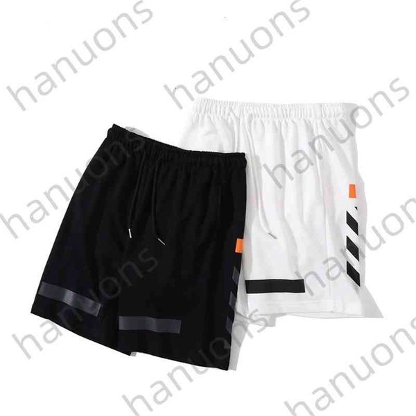 

clothing shorts off men's and women's summer ow black medium waist youth solid color casual cotton micro elastic thin pants mother, White;black