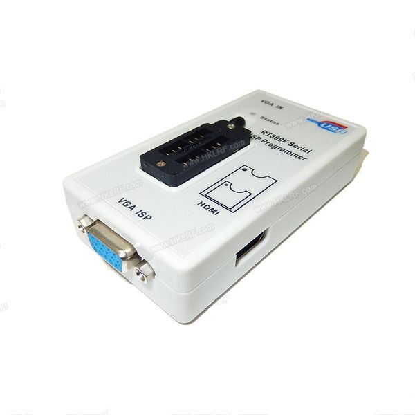 Circuitos integrados RT809F Serial Programmer Ferramenta para PC Mainboard LCD Controlador LEITO E KITS KITS USB EPROM Flash VGA Qualidade do ISP