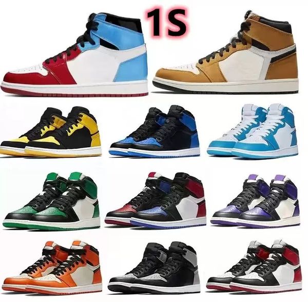 

jumpman 1 1s high men's basketball shoes women's high school blue sneakers mountaineering outdoor fashion luxury design spring aut