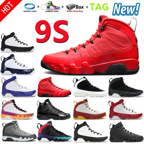 

new 9 ix 9s men basketball shoes change the world bred university gold anthracite racer blue chile gym fire red unc particle cool grey