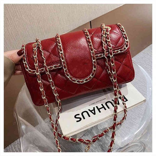 

luxury designer handbag women chain bag single shoulder bag female straps casual crossbody ladies leather underarm bags wholesale
