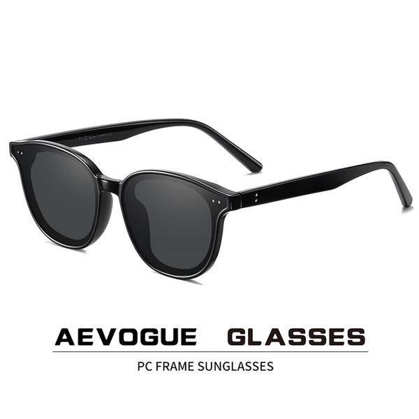 

women retro outdoor polarized sunglasses transparent korean round fashion driving sun glasses uv400 ae0850 220407, White;black